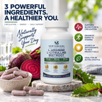 3-in-1 Nitric Oxide Complex L-Arginine + L-Citrulline + Beetroot Complex – 590 mg L-Arginine + 266 mg L-Citrulline + 100 mg Beetroot per 2 Capsules – Source of Antioxidants – 180 Vegan Capsules – Made in Canada