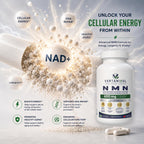 NMN-Nicotinamide Mononucleotide-Cellular Energy & NAD Support-120 Vegan Capsules 600 mg
