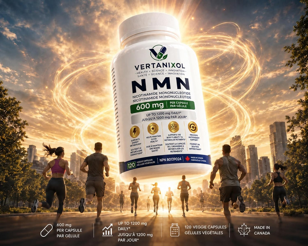 NMN-Nicotinamide Mononucleotide-Cellular Energy & NAD Support-120 Vegan Capsules 600 mg