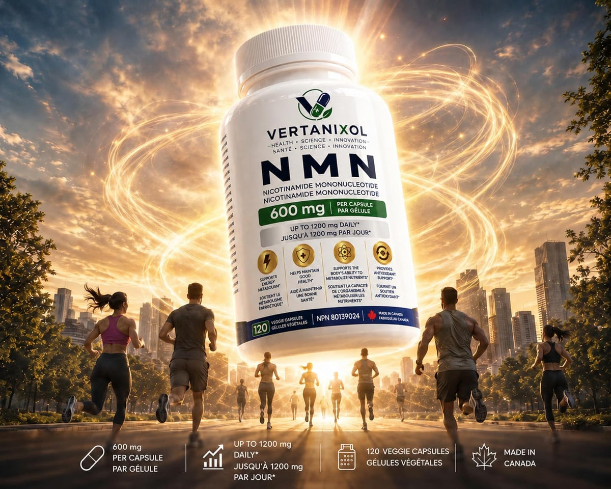 NMN-Nicotinamide Mononucleotide-Cellular Energy & NAD Support-120 Vegan Capsules 600 mg