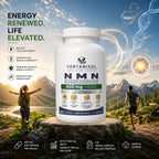 NMN-Nicotinamide Mononucleotide-Cellular Energy & NAD Support-120 Vegan Capsules 600 mg